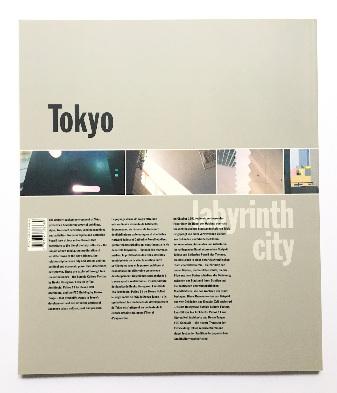 Tokyo : Labyrinth city , architecture in context